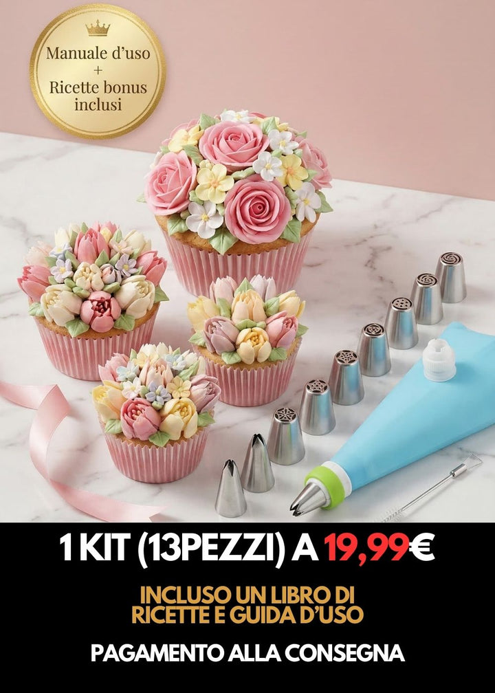 Set Decorazioni a Fiori per Torte – Il Kit Completo per Decorazioni Perfette
