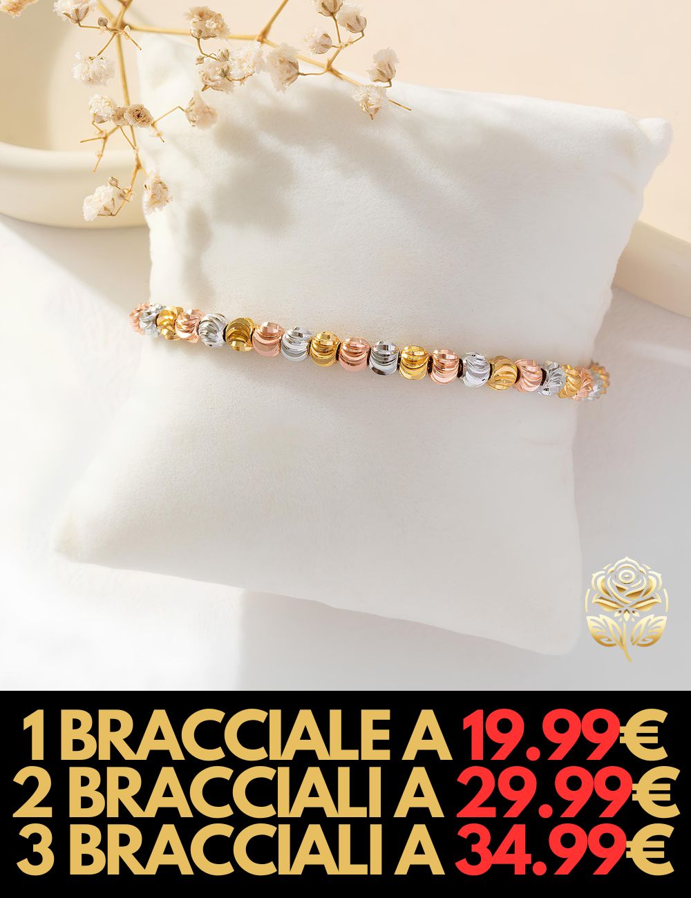 Bracciale Perlato | CONFEZIONE REGALO INCLUSA !