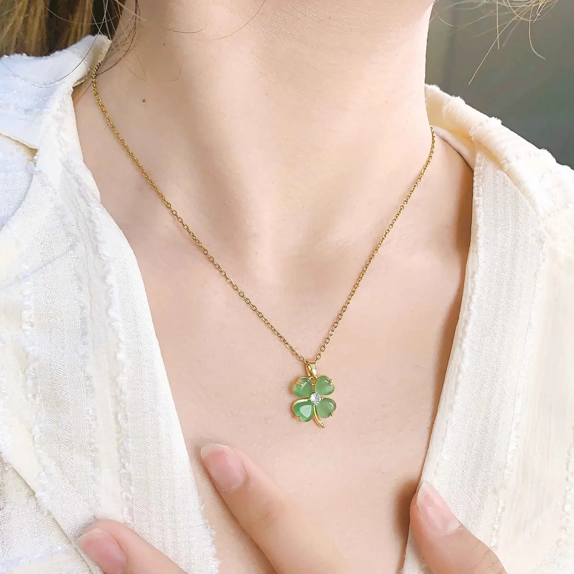 Collana Quadrifoglio Colorato | CONFEZIONE REGALO INCLUSA!